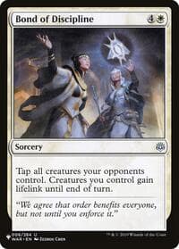 Bond of Discipline - The List Reprints - Magic: The Gathering card