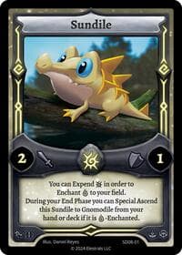 Sundile - Chronodile Starter Deck [First Edition] - Elestrals card