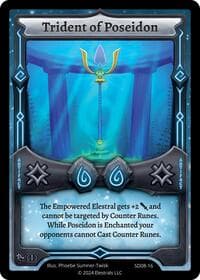 Trident of Poseidon - Chronodile Starter Deck [First Edition] - Elestrals card