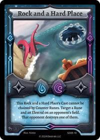 Rock and a Hard Place - Chronodile Starter Deck [First Edition] - Elestrals card