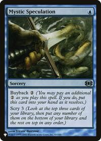 Mystic Speculation - The List Reprints - Magic: The Gathering card