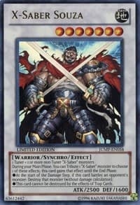 X-Saber Souza - Shonen Jump Magazine Promos - YuGiOh card