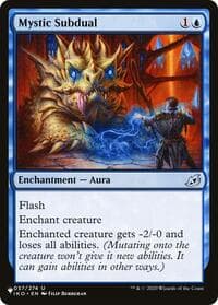 Mystic Subdual - The List Reprints - Magic: The Gathering card