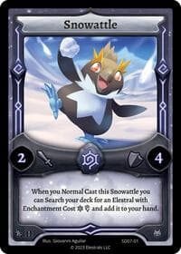 Snowattle - Emperowatt Starter Deck [First Edition] - Elestrals card