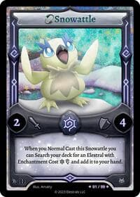 Snowattle (Serialized) - Emperowatt Starter Deck [First Edition] - Elestrals card