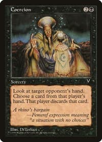 Coercion - Visions - Magic: The Gathering card