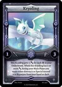 Kryoling - Frostfall [First Edition] - Elestrals card