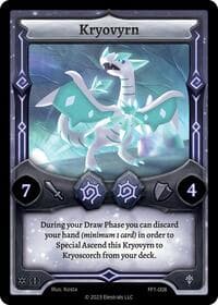Kryovyrn - Frostfall [First Edition] - Elestrals card