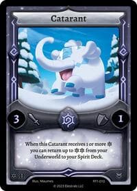 Catarant - Frostfall [First Edition] - Elestrals card