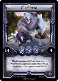 Glaciursa - Frostfall [First Edition] - Elestrals card