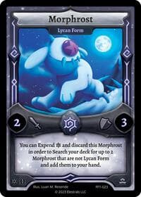 Morphrost - Lycan Form - Frostfall [First Edition] - Elestrals card