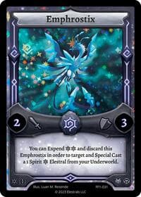 Emphrostix - Frostfall [First Edition] - Elestrals card
