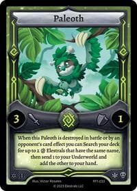 Paleoth - Frostfall [First Edition] - Elestrals card