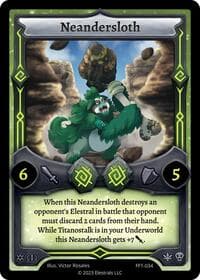 Neandersloth - Frostfall [First Edition] - Elestrals card