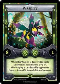 Waspivy - Frostfall [First Edition] - Elestrals card