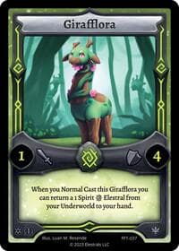 Girafflora - Frostfall [First Edition] - Elestrals card