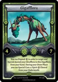 Gigafflora - Frostfall [First Edition] - Elestrals card