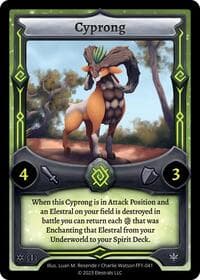 Cyprong - Frostfall [First Edition] - Elestrals card