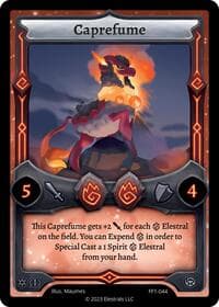 Caprefume - Frostfall [First Edition] - Elestrals card