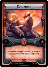 Komagma - Frostfall [First Edition] - Elestrals card