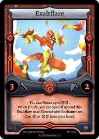 Exaltflare - Frostfall [First Edition] - Elestrals card