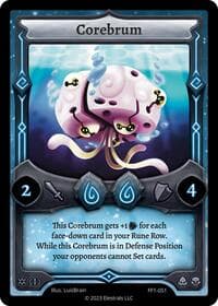 Corebrum - Frostfall [First Edition] - Elestrals card