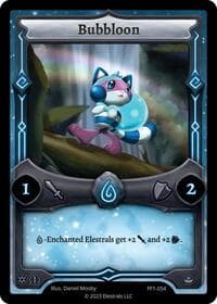 Bubbloon - Frostfall [First Edition] - Elestrals card