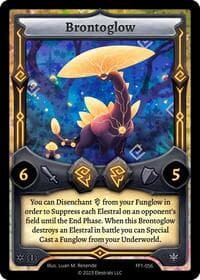 Brontoglow - Frostfall [First Edition] - Elestrals card