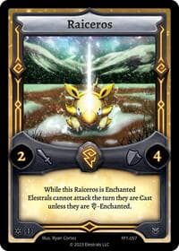 Raiceros - Frostfall [First Edition] - Elestrals card