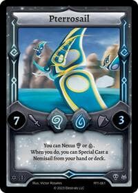 Pterrosail - Frostfall [First Edition] - Elestrals card