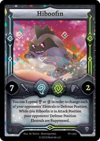 Hiboofin - Frostfall [First Edition] - Elestrals card