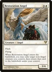 Restoration Angel - Avacyn Restored - Magic: The Gathering card