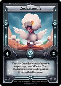 Cockatoodle - Frostfall [First Edition] - Elestrals card
