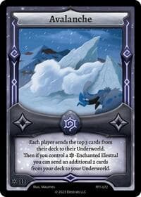 Avalanche - Frostfall [First Edition] - Elestrals card