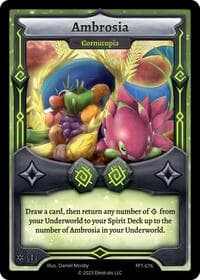 Ambrosia - Cornucopia - Frostfall [First Edition] - Elestrals card