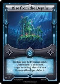 Rise from the Depths - Frostfall [First Edition] - Elestrals card