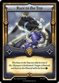Race to the Top - Frostfall [First Edition] - Elestrals card