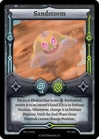 Sandstorm - Frostfall [First Edition] - Elestrals card
