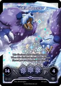 Glaciursa (Full Art) - Frostfall [First Edition] - Elestrals card