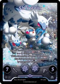 Shiveroar (Full Art) - Frostfall [First Edition] - Elestrals card