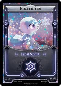 Flurrmine (Alternative Art) - Frostfall [First Edition] - Elestrals card