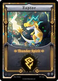 Zaptor (Alternative Art) - Frostfall [First Edition] - Elestrals card