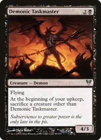 Demonic Taskmaster - Avacyn Restored - Magic: The Gathering card