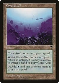 Coral Atoll - Visions - Magic: The Gathering card