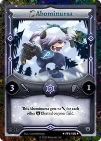 Abominursa  (Stellar) - Frostfall [First Edition] - Elestrals card