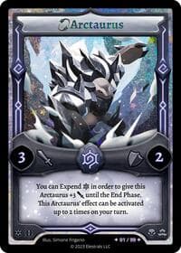 Arctaurus (Serialized) - Frostfall [First Edition] - Elestrals card