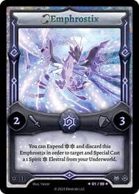 Emphrostix (Serialized) - Frostfall [First Edition] - Elestrals card