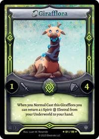 Girafflora (Serialized) - Frostfall [First Edition] - Elestrals card