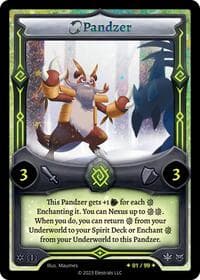 Pandzer (Serialized) - Frostfall [First Edition] - Elestrals card
