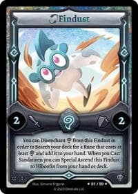 Findust (Serialized) - Frostfall [First Edition] - Elestrals card
